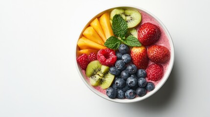 Delicious Fruit Smoothie Bowl