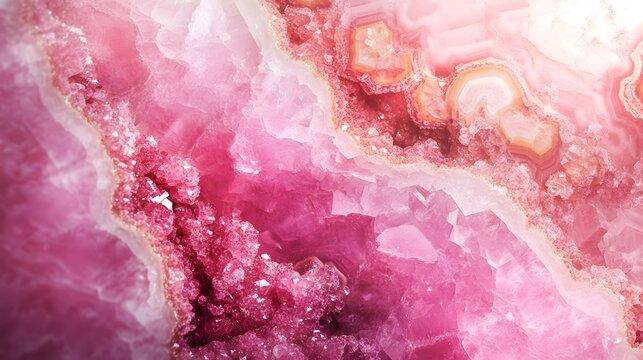 pink geode background