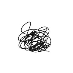 abstract tangled thread