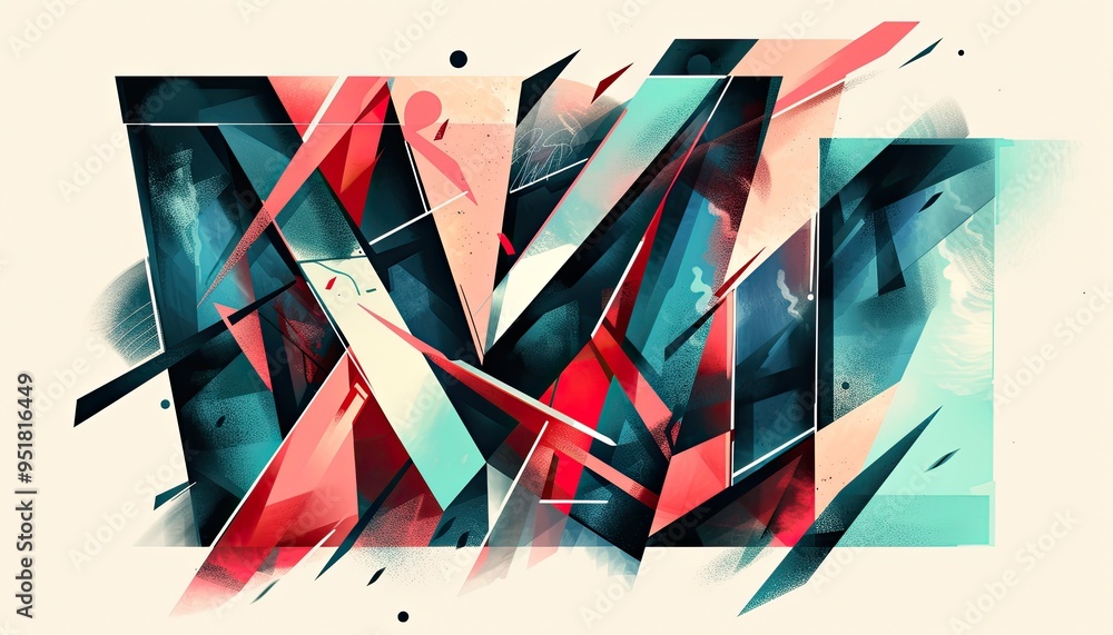 Fototapete modern calligraphy presents an abstract letter m with elegant, flowing lines and intricate details. 