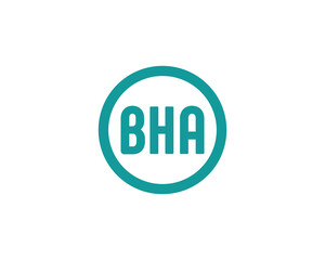 BHA logo design vector template. BHA