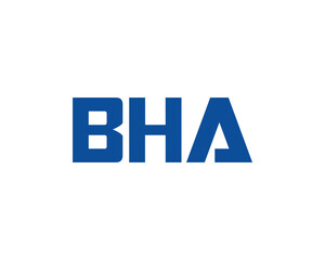 BHA logo design vector template. BHA