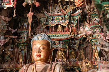 Gilded sculptures & painted statues art of the Ming and Qing Dynasties in Minor Western Heaven...