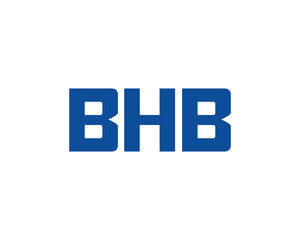BHB Logo design vector template. BHB