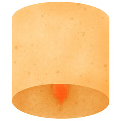 Loy krathong yellow lantern