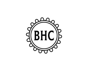 BHC Logo design vector template. BHC