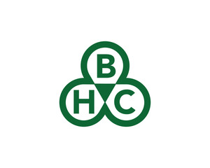 BHC Logo design vector template. BHC