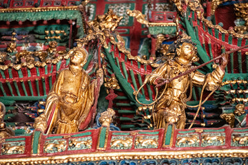 Gilded sculptures & painted statues art of the Ming and Qing Dynasties in Minor Western Heaven...