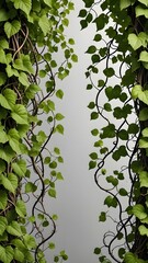 Leaves and vines background