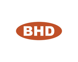 BHD logo design vector template. BHD