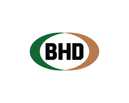 BHD logo design vector template. BHD