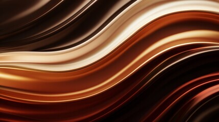 Black dark brown copper sepia red orange gold yellow beige wavy abstract background. Color gradient ombre. Rough grain grainy noise. Geometric. Wave curve line. Bright shimmer light. Design. 