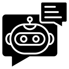 Chatbot Icon Element For Design