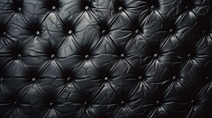 Black leather texture background, Luxury Black Background For Text. 