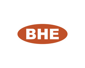 BHE logo design vector template. BHE