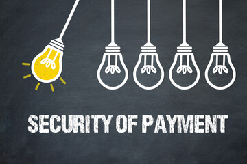 Fototapeta premium Security of Payment 