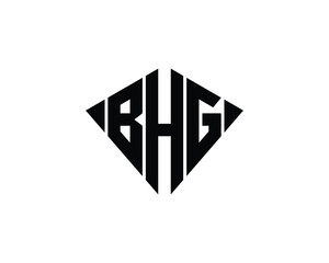 BHG logo design vector template. BHG