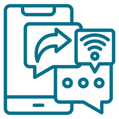 Social Media Icon Element For Design