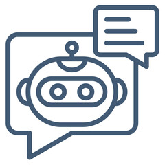 Chatbot Icon Element For Design