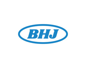 BHJ logo design vector template. BHJ