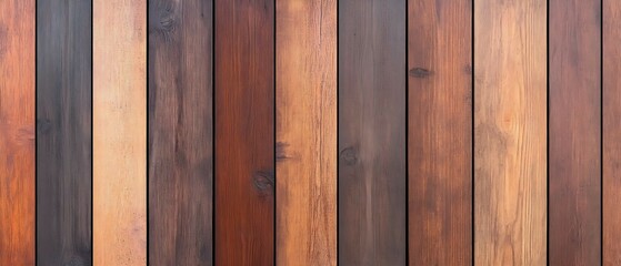 Rustic wooden planks with warm stains vintage style high detail digital illustration 