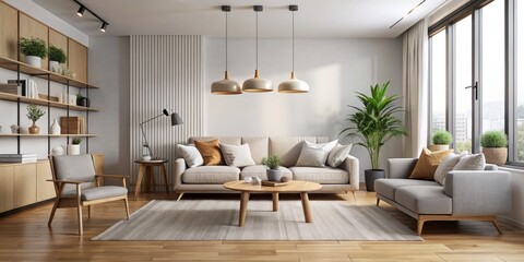Minimalist neutral tones clutter free lifestyle