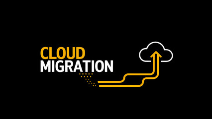 Fototapeta premium Cloud Migration