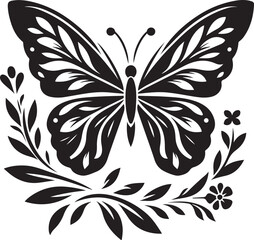 butterfly vector silhouette image 