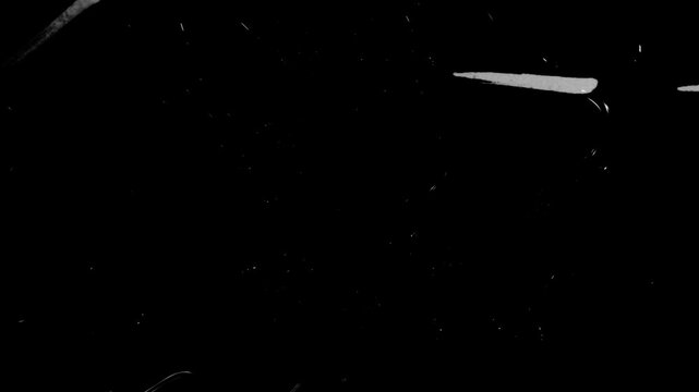 Dust and scratches grunge doodle overlay. Retro vintage effect. High quality 4k footage