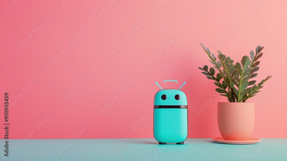 Poster a modern smartphone showcasing a chatbot conversation, illustrating innovative marketing tactics and