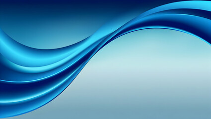 abstract blue wave background