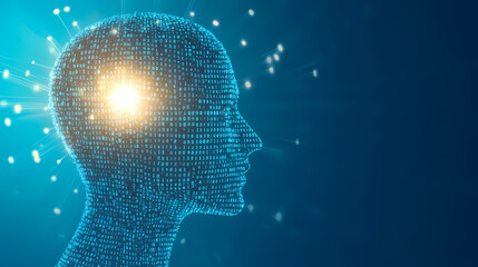Obraz premium Artificial Intelligence for Digital Transformation