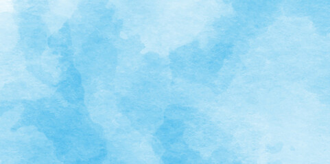Abstract grunge tint light blue watercolor background. Hand painted template for cards, flyer, poster, banner, and cover design.Abstract Blue Watercolor Texture Background,