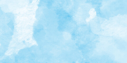 Abstract grunge tint light blue watercolor background. Hand painted template for cards, flyer, poster, banner, and cover design.Abstract Blue Watercolor Texture Background,