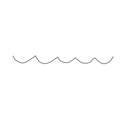 abstract wave line