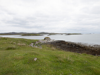 Hut of the Shaddows, en Lochmaddy, North Uist, Islas Hébridas, Escocia, Reino Unido