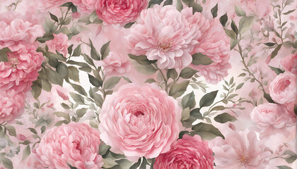 pink roses background