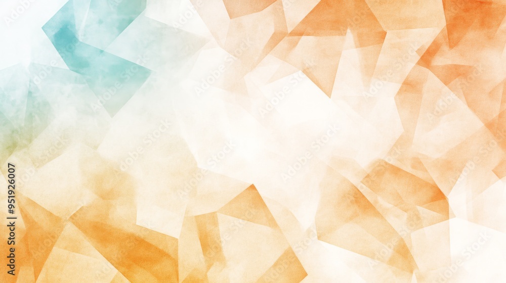 Aufkleber soft gradient abstract watercolor design with geometric patterns for modern marketing materials