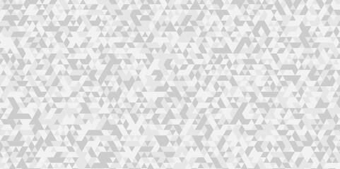 Abstract geometric surface vector creative diamond low polygon technology gray and white cube square paper texture background.