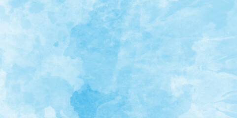Obraz premium Abstract grunge tint light blue watercolor background. Hand painted template for cards, flyer, poster, banner, and cover design.Abstract Blue Watercolor Texture Background,