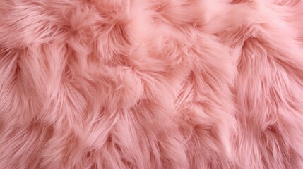 Fototapeta premium Soft fluffy furry close-up texture flat lay background
