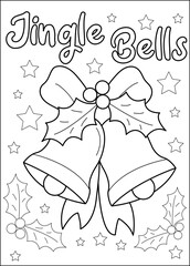 bell coloring book page