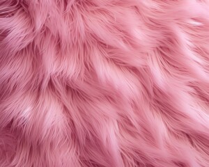 Fototapeta premium Soft fluffy furry close-up texture flat lay background