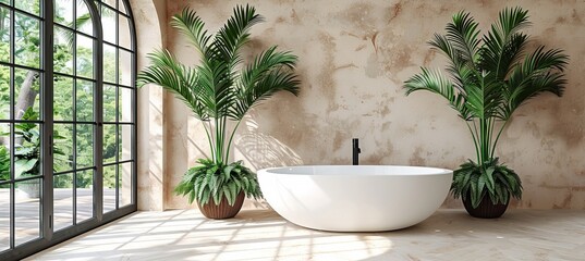 Sleek modern white toilet in sunlit minimalist bathroom with clean aesthetic design