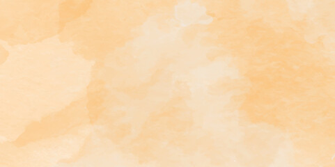 Abstract yellow watercolor brush stroke on white background,Colorful and beautiful yellow paper texture for any book cover, wallpaper, decoration,Hand drawn illustration for your design. place for tex