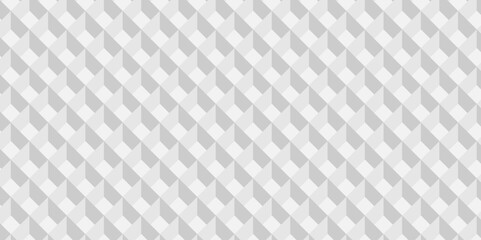 Minimal vector cube triangle geometric tile mosaic wall grid retro digital hexagon technology wallpaper background. white and gray block cube structure backdrop square triangle texture vintage design.