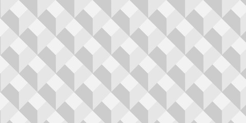 	
Seamless vector cube triangle geometric tile mosaic wall grid retro digital hexagon technology wallpaper background. white and gray block cube structure backdrop square triangle texture vintage desi