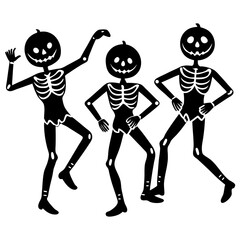 set of cartoon zombie