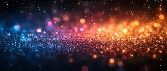 Fototapeta premium Abstract Background of Glittering Lights 