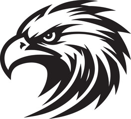 Eagle bird illustration vector